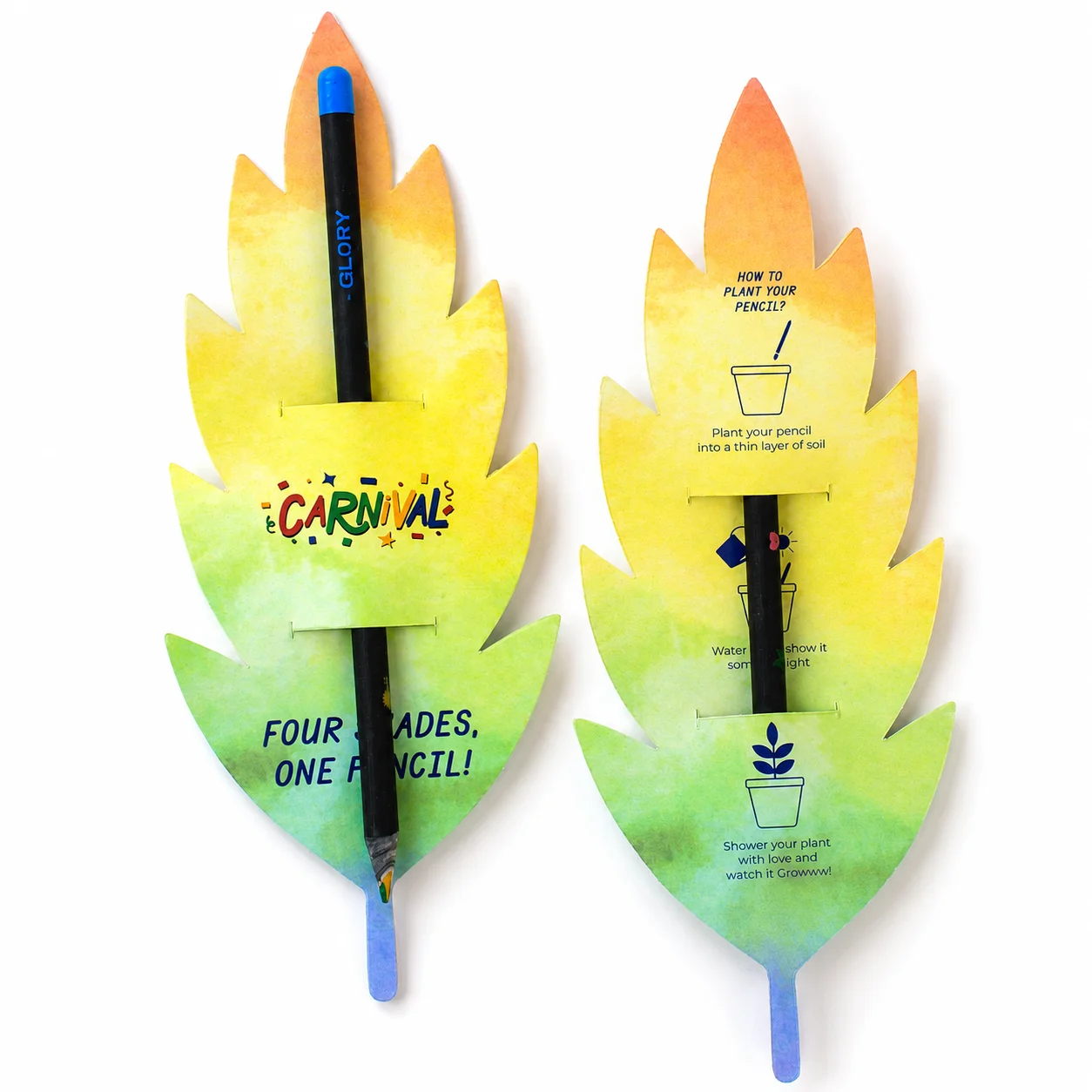 Carnival 4in1 seed pencil (flap) square raw (AMG01)