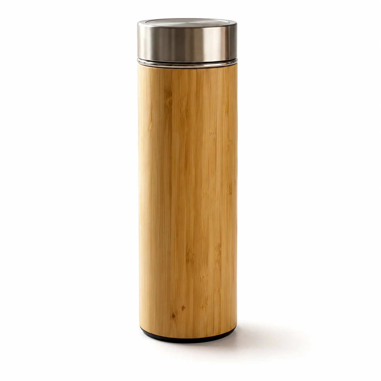 Bamboo Bottle - 450ml square raw (BBTM)