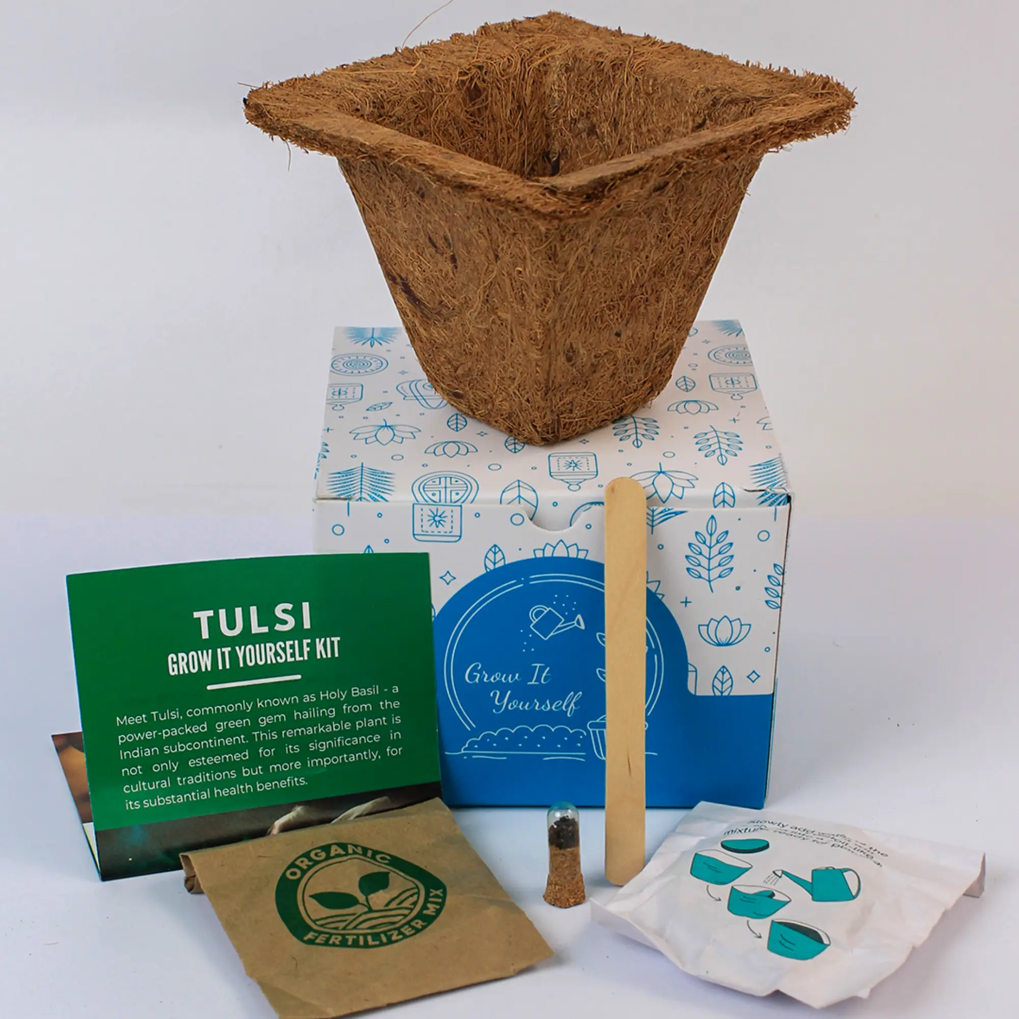 Grow Solo Square (GIY Kit) square raw (BC01-SQ)