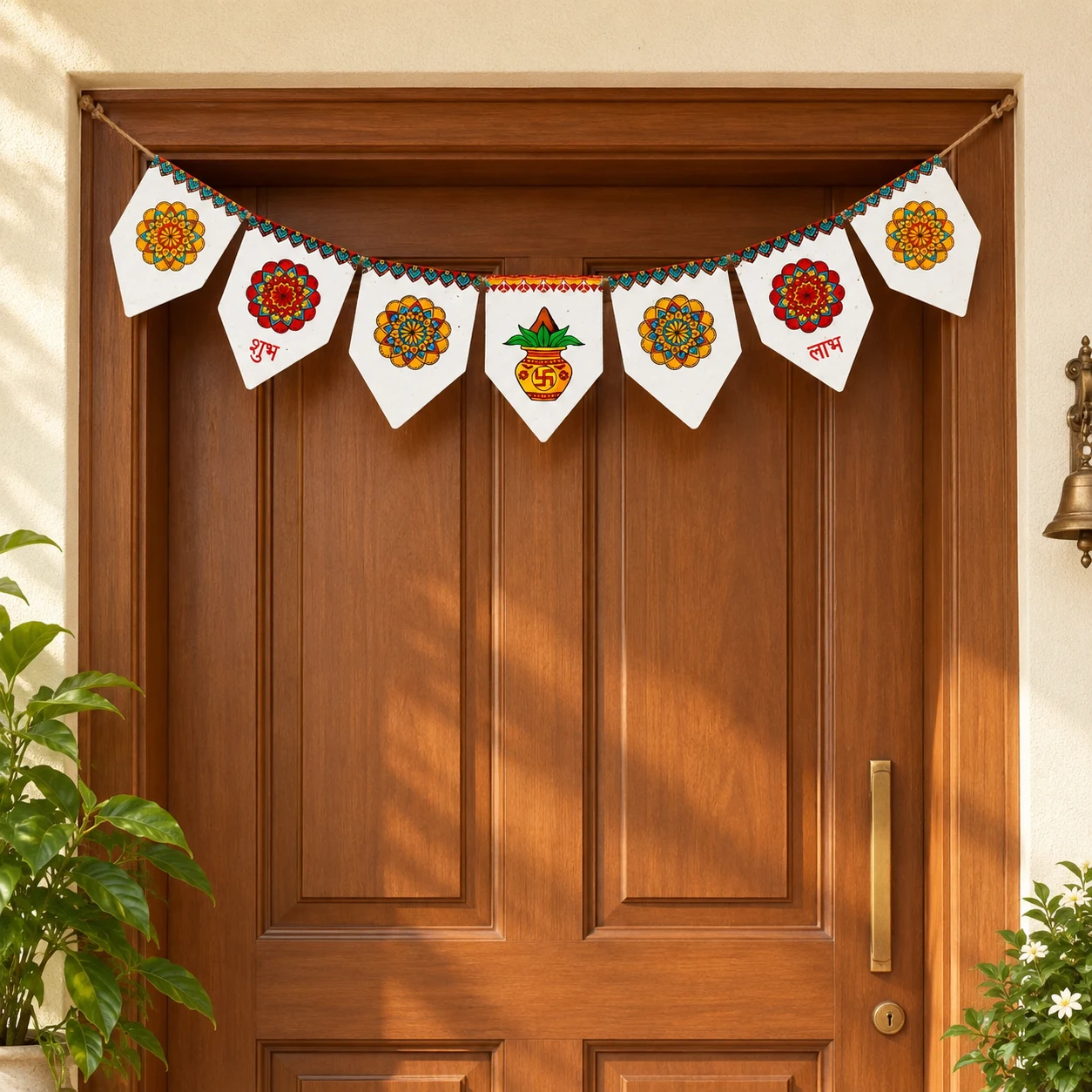 Plantable Festive Door Toran square raw (BG-Toran)