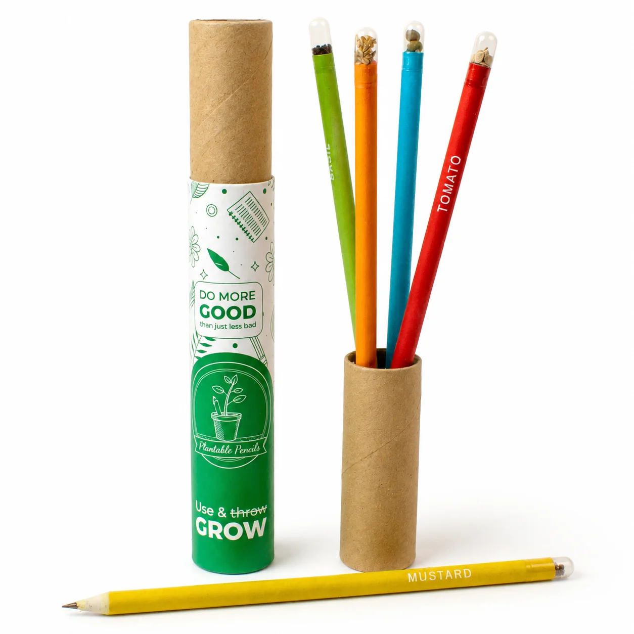 5 Plantable Pencil Set square raw (BG03)