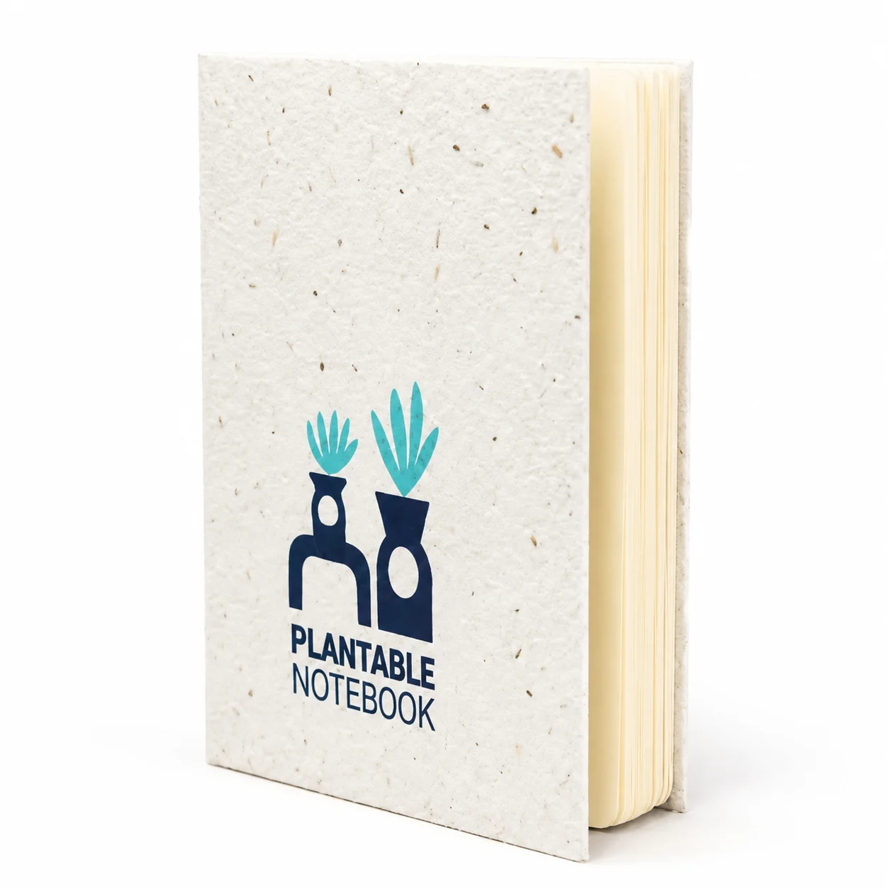 Plantable Diary (hard | A5,192) square raw (BG24)