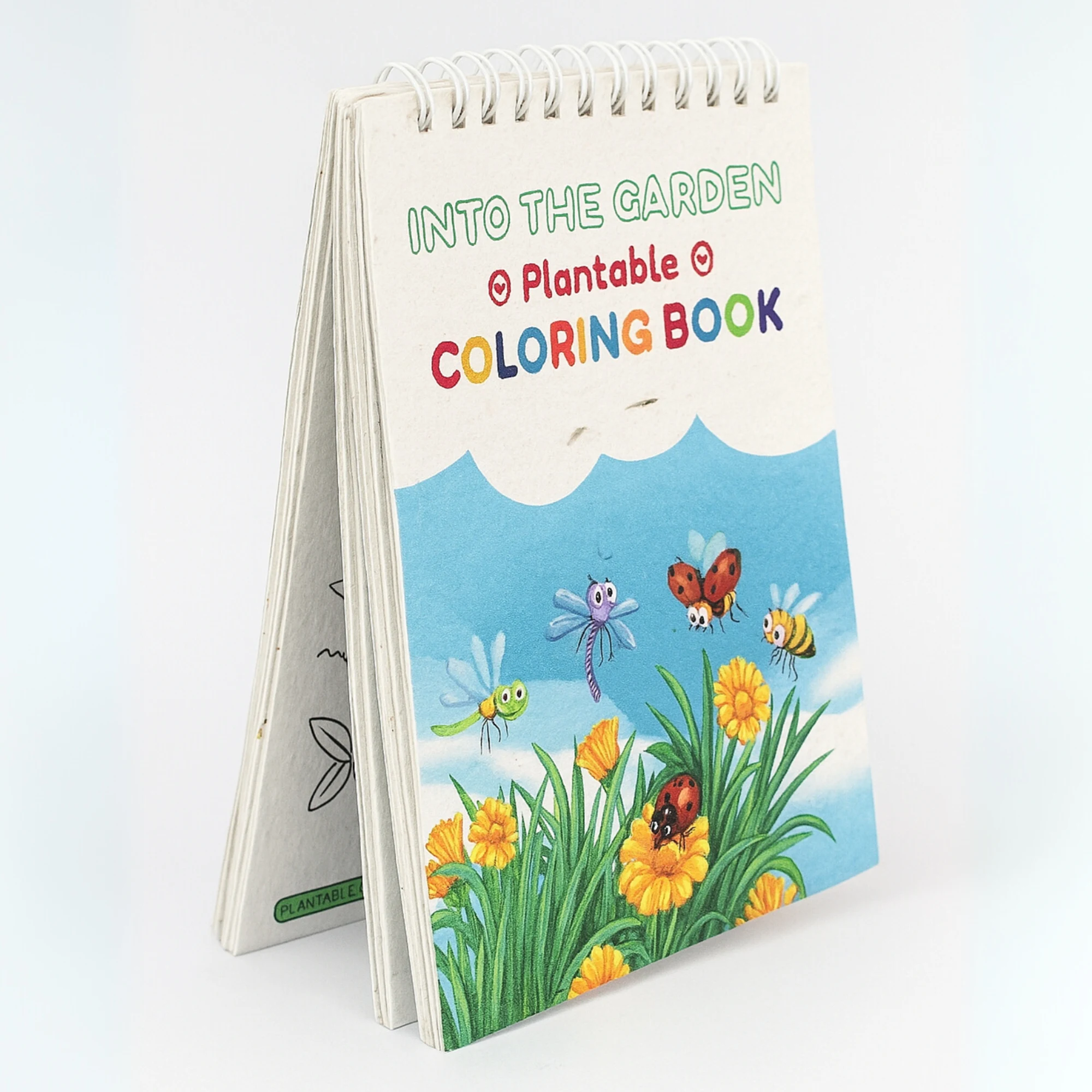Seed Paper Colouring Book B6 square raw (BG27)