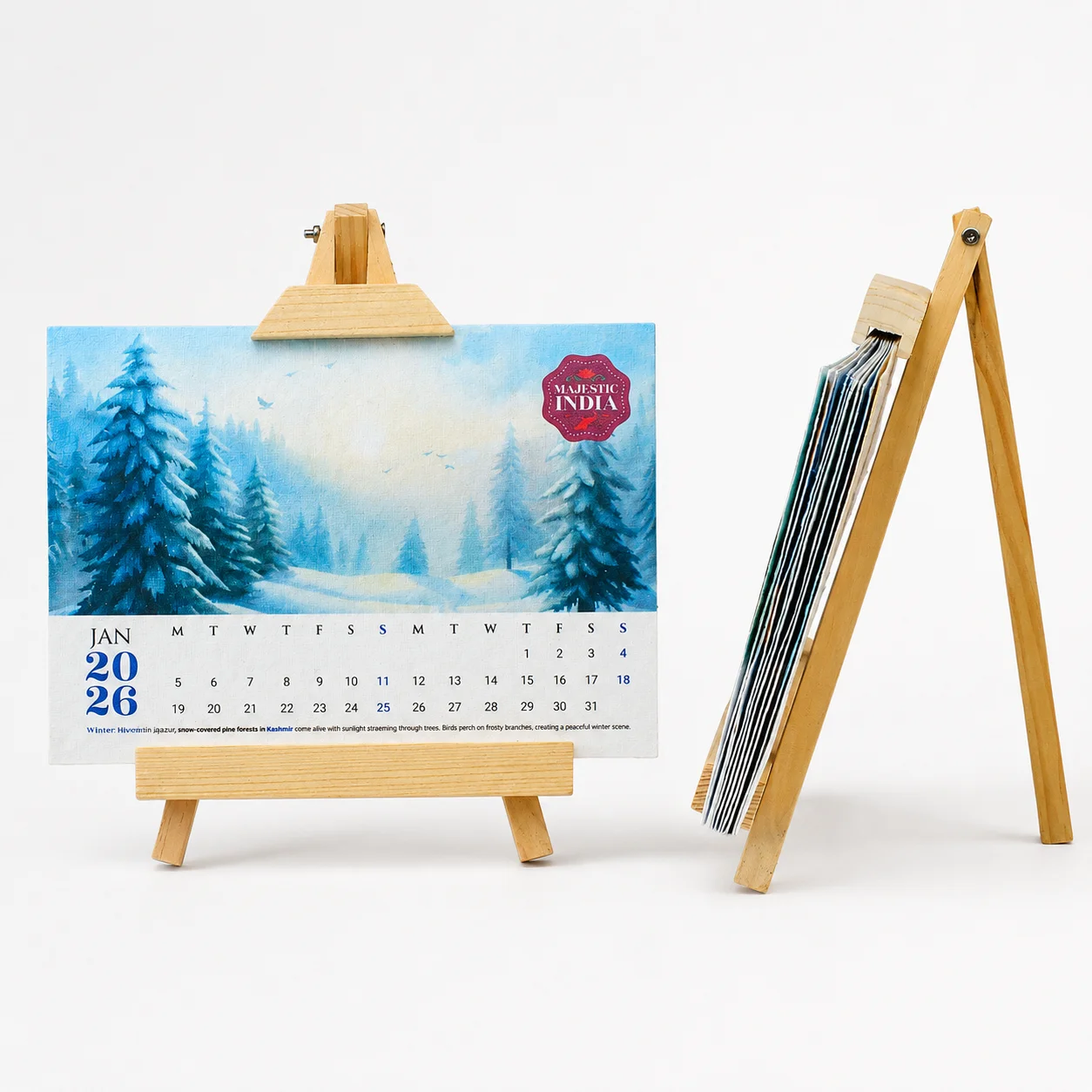 Advance Plantable Calendar | B6 Landscape square raw (BG62)