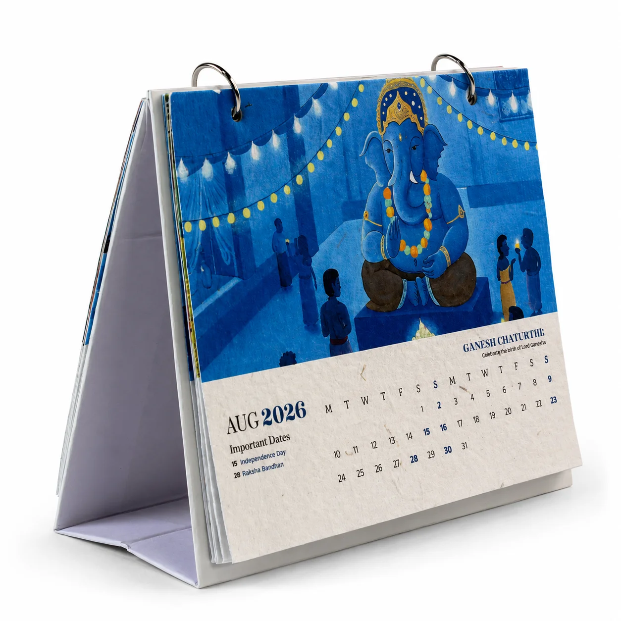 Loop Garden Calendar | B5 | ring | Landscape square raw (BG68(H)-R)
