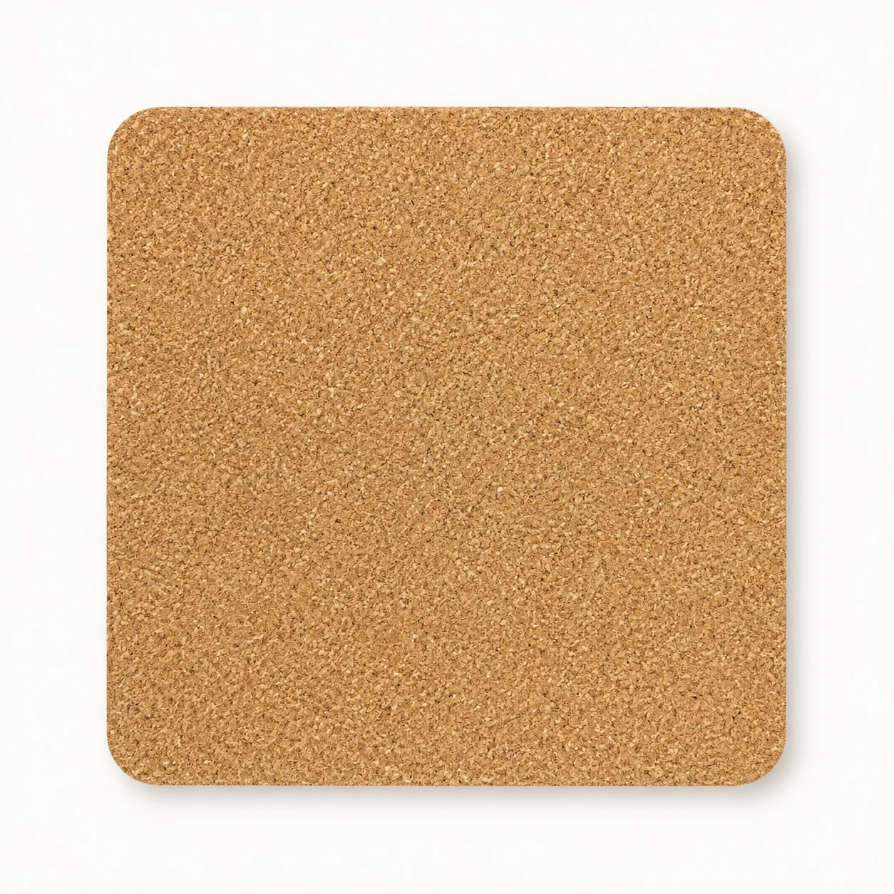 Cork Coaster Square (4" x 4" | 5 mm thick) square raw (CK03-sq)