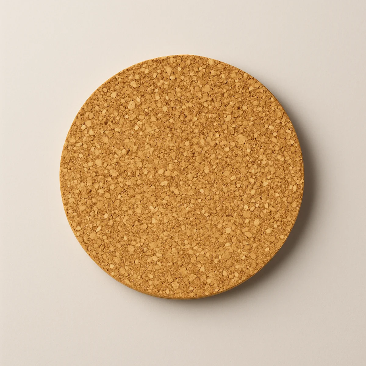 Cork Coaster-4" square raw (CK03)