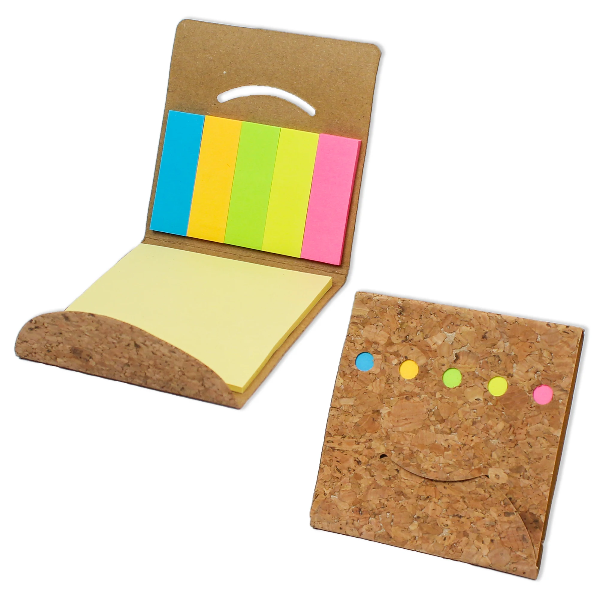 Cork Sticky Notes square raw (CK07)