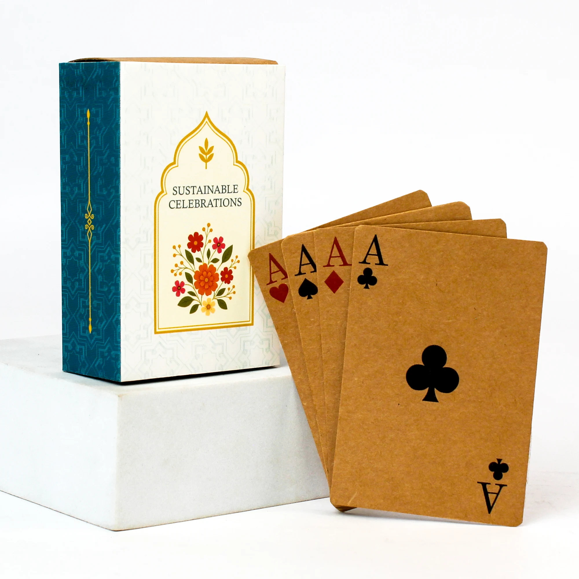 Eco-Friendly Playing Cards square raw (D10)