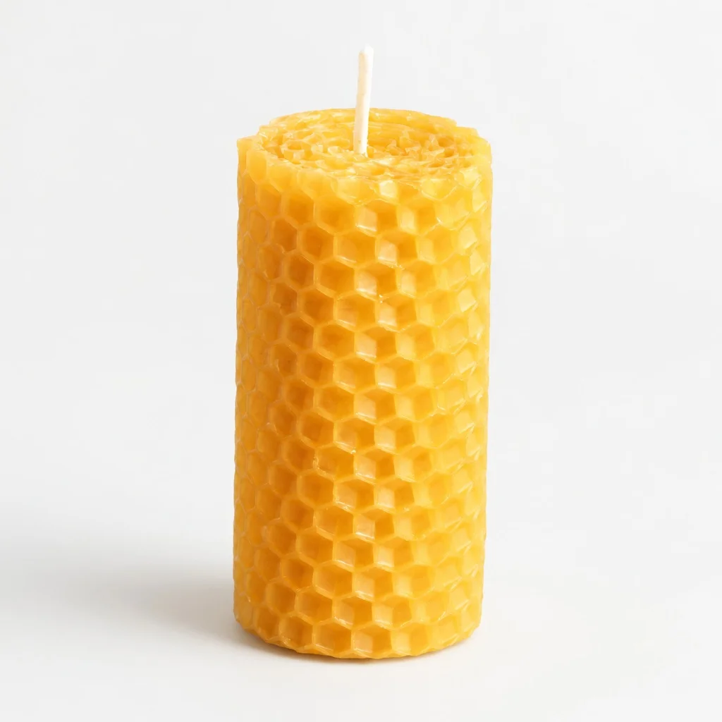 Beeswax Candle square raw (DK10)