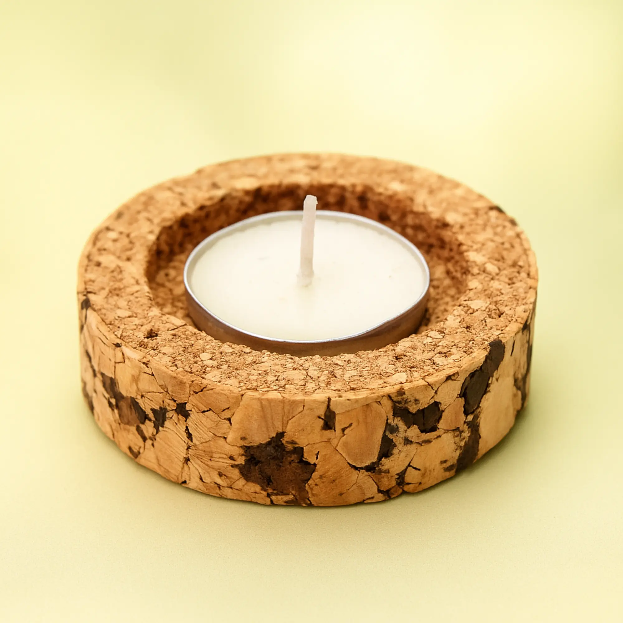Floating Cork Diya square raw (DK15)