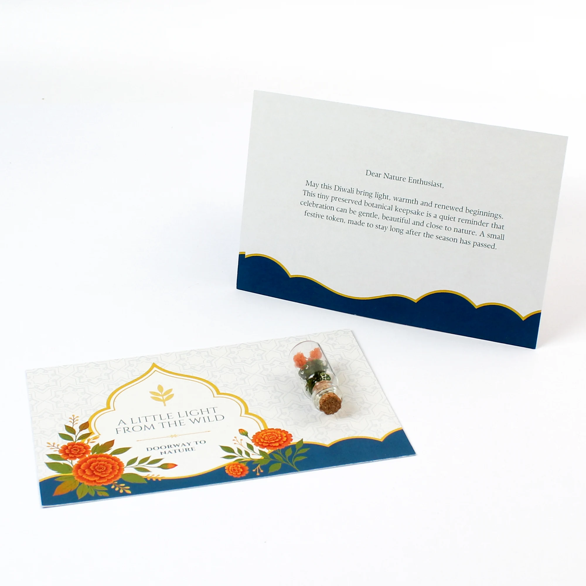 Forest Card - Festive square raw (FC01-D)