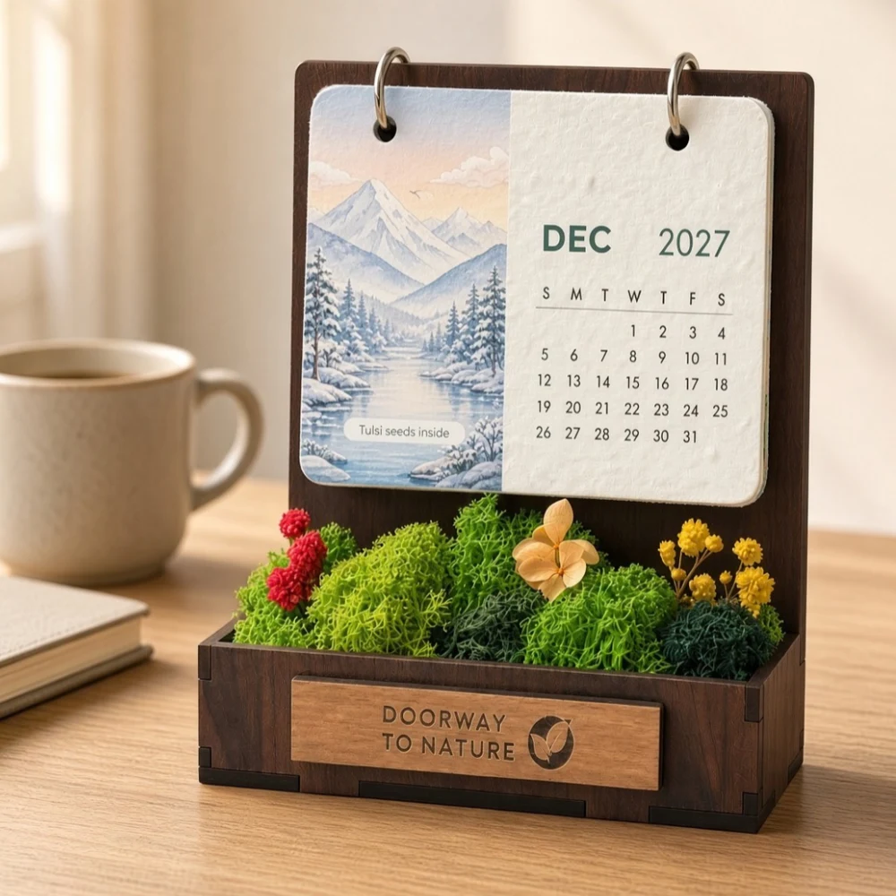 Forest Garden Desk Calendar square raw (FG60)