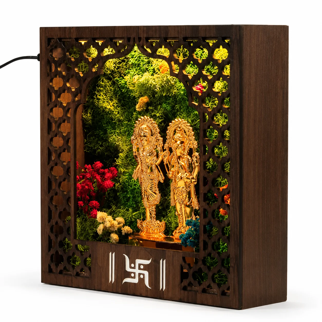 Forest Namah Divine Pair (metal idol) square raw (Fnamah(M))