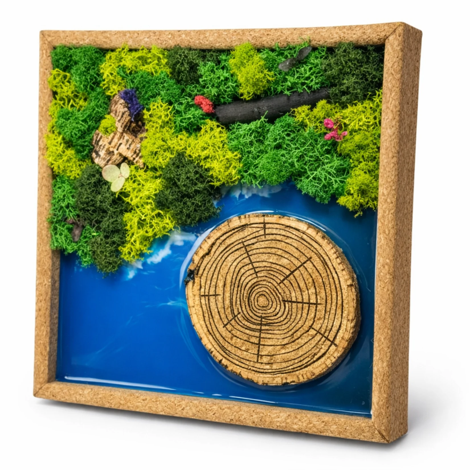 Forest Aqua Chronicles Classic square raw (FPAINTING01(AQ))