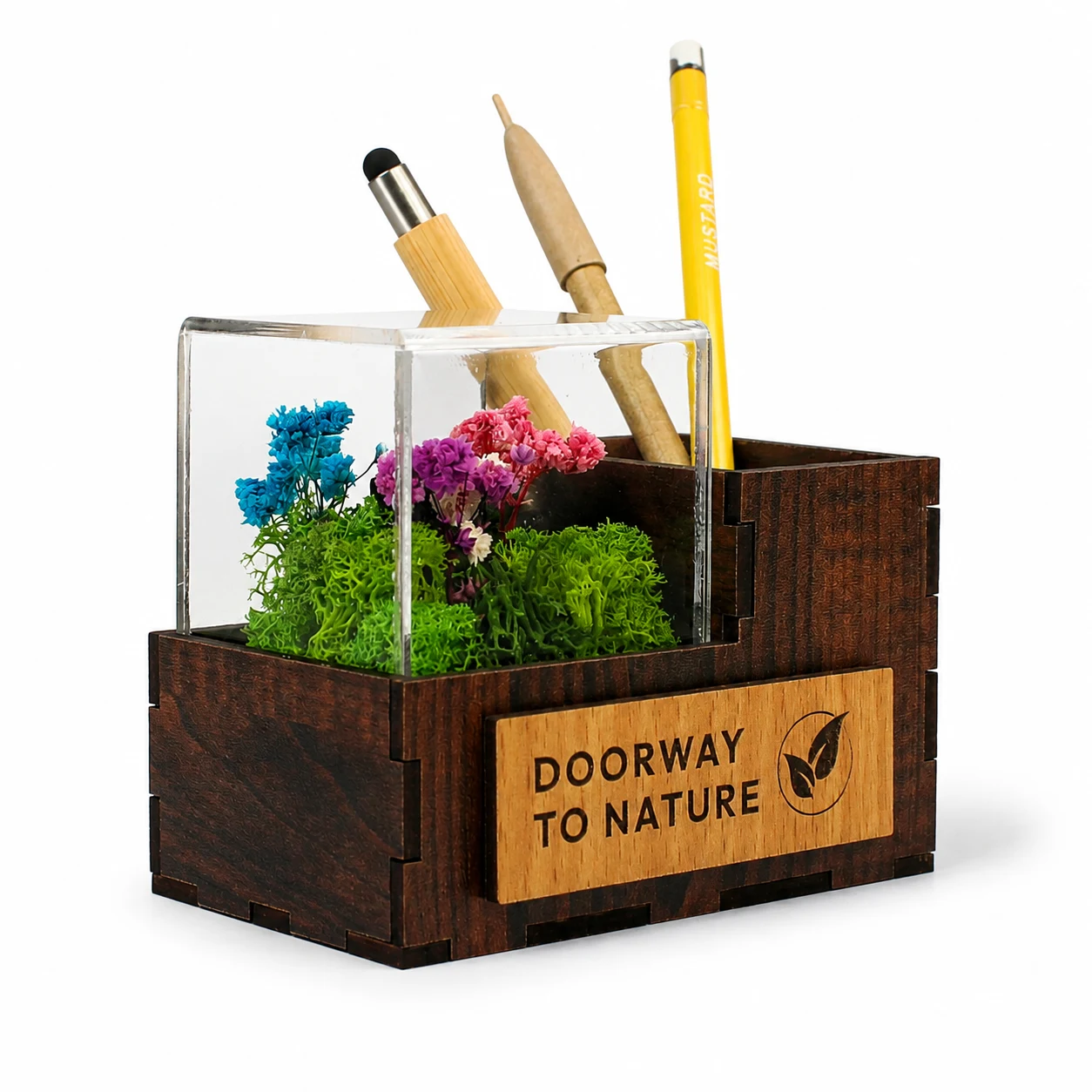 Forest Terra Pen Stand square raw (FTGrove24)