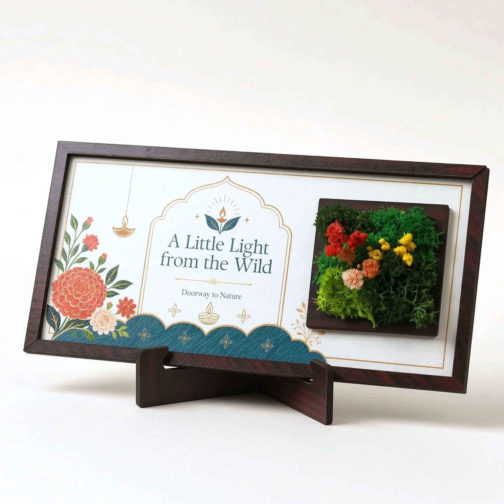 Forest Window – Festive square raw (fwindow48-D)