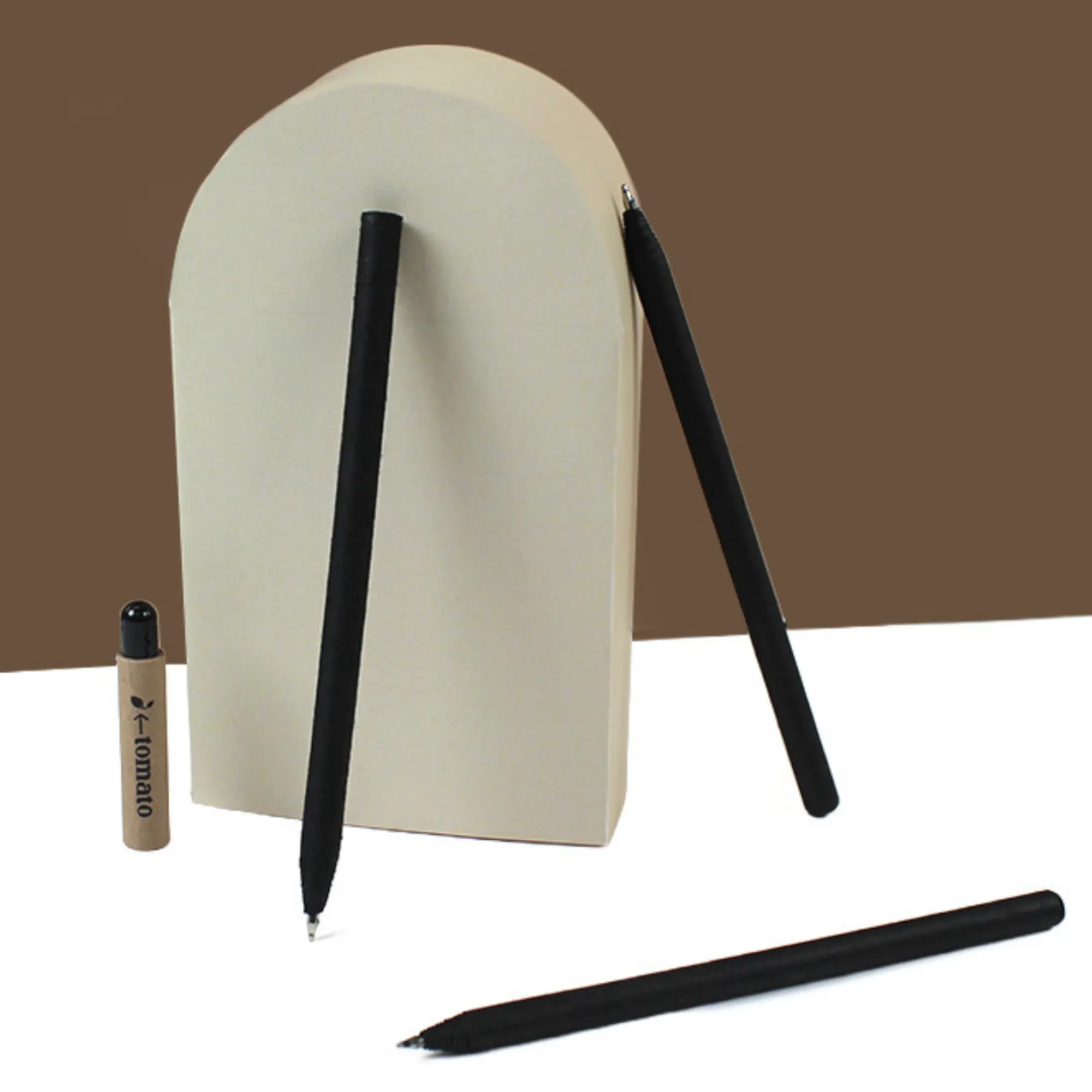 Growmazing Plantable Paper Pen (Black) square raw (GZ10-B)