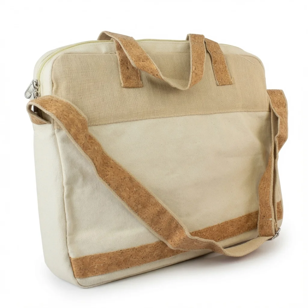 Earthline Laptop Bag (15" x 12" x 3") square raw (JX100)