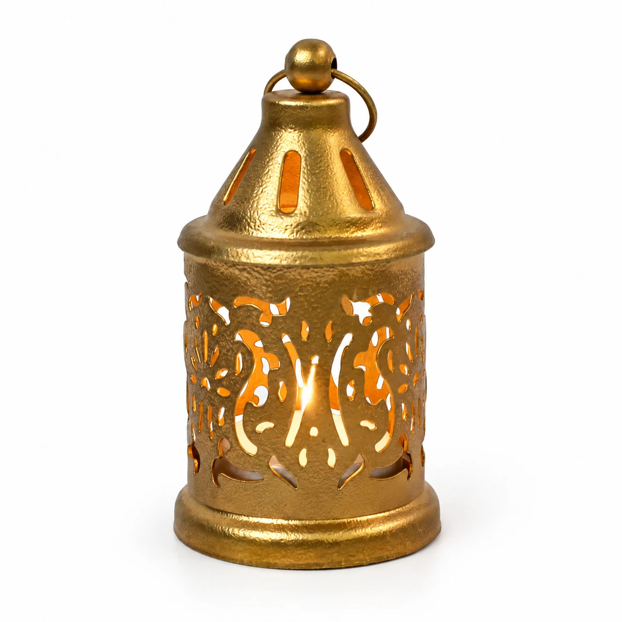 Metallic Tea Light Lantern square raw (MTL)