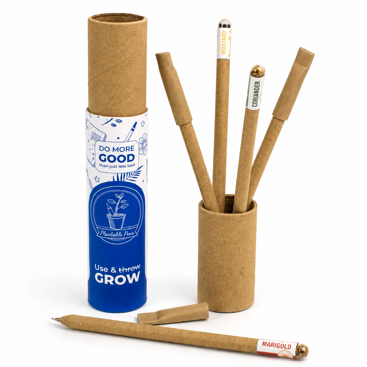 5 Plantable Pen Set square raw (ZG11)